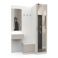 Набор мебели для прихожей "Марсель-155" МР 01-155 В2160 Ш1500 Г580 (ЛДСП Кашемир) Набор мебели для прихожей "Марсель-155" МР 01-155 В2160 Ш1500 Г580 (ЛДСП Кашемир)